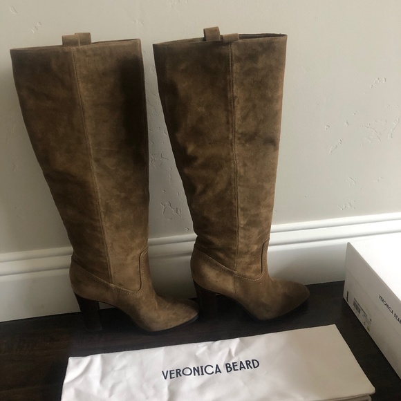 Veronica Beard Vesper Suede Knee-High Boot - Picture 1 of 2